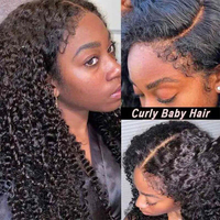 Perruque Bob Courte Bouclée en Dentelle HD 13x6 en Gros, Perruque Bob Courte Bouclée Pré-Pluckée en Cheveux Humains, Perruques Bob Courtes Bouclées Sans Colle pour Femmes Noires