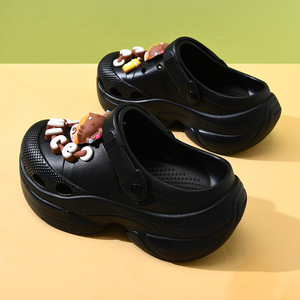 Women's Platform <b>Clogs</b> White EVA Cartoon DIY Summer Outdoor Beach Slippers Size 35-40 - Product Image 2