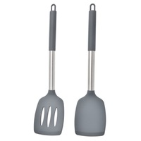 Spatule de cuisine en silicone pour poisson frit, spatule à œufs, spatule de cuisine antiadhésive pour la maison