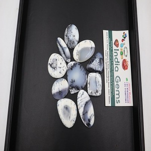 Opale Dendrite de Qualité AAA+ Pierre Précieuse Naturelle Blanche Cabochon Poli de Haute Qualité pour la Fabrication de Bijoux - En Promotion - Product Image 3