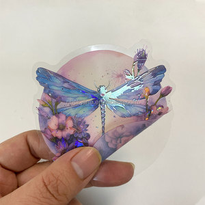 UV Bằng Chứng Không Thấm Nước PVC Vinyl Tùy Chỉnh Sticker Chết Cắt Dính Sticker Thương Hiệu Tùy Chỉnh Logo Rõ Ràng Cửa Sổ Sticker - Product Image 2