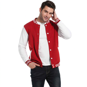 OEM <b>Cheap</b> Price <b>Winter</b> Canvas Chenille Embroidery Anti-Bacterial Front Leather Sleeves Letterman Baseball Varsity <b>Jacket</b> Men - Product Image 1