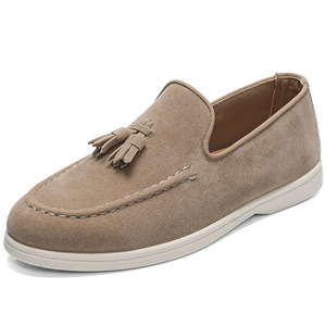 Mocassini <span class=keywords><strong>da</strong></span> <span class=keywords><strong>Uomo</strong></span> con <span class=keywords><strong>Tacco</strong></span> Alto, <span class=keywords><strong>Scarpe</strong></span> Casual con Punta Tonda per Lavoro e Vacanze, <span class=keywords><strong>Scarpe</strong></span> Eleganti di Alta Qualità - Product Image 6