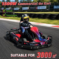 Go Kart Eléctrico para Adultos y Adolescentes, 1500W, 72V, Asiento Individual, Kart de Carreras con Derrape, 45km/h