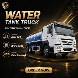 Camion-citerne à eau SINOTRUK HOWO 371HP 6X4 18CBM le plus vendu, camion à vide LHD à faible consommation de carburant pour le traitement des eaux usées - Product Image 1