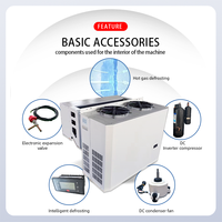 Unit Pendingin Emerson Scroll Monoblock -20C 8C Kapasitas Pendinginan 15CBM Hemat Energi Kontrol Pemantauan Jarak Jauh