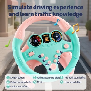 Nuovi giocattoli di simulazione infantile giocattolo elettrico musicale educativo precoce <span class=keywords><strong>per</strong></span> seggiolino auto gioco di guida elettronica - Product Image 4