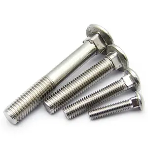 Stainless Steel 304 316 Square Neck Round Head Bolt Shoulder Carriage Bolts