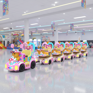 <span class=keywords><strong>Train</strong></span> touristique interactif Nailong avec moniteur de jeu et sièges vibrants, <span class=keywords><strong>train</strong></span> <span class=keywords><strong>express</strong></span> de parc d'attractions à batterie pour enfants - Product Image 2