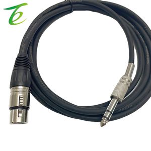 สายเชื่อมต่อแบบบาลานซ์ 6.5 สามแกน 1/4TRS6.35 สำหรับมิกเซอร์ XLR ไมโครโฟน ออร์แกนอิเล็กทรอนิกส์ - Product Image 1