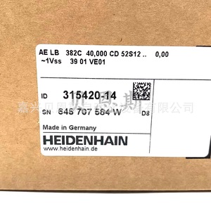 Tête de lecture de règle à code-barres Heidenhain 315420-14, encodeur incrémental pour automatisation industrielle - Product Image 1