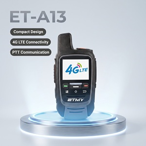 ETMY ET-A13 100 km Walkie Talkie Long Range <b>Wireless</b> with Real Ptt and Zello App IP54 Waterproof PoC 4G Phone GPS Wifi Radio - Product Image 1