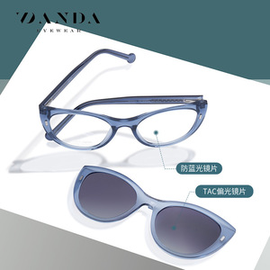 Lunettes de soleil Zanda Cat Eye PZ1005, monture TR90, verres TAC, protection UV 100%, lunettes de soleil tendance pour femmes - Product Image 2