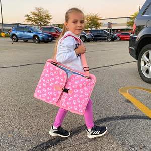 Échantillon gratuit Table de jeu d'activités pliable pour enfants, table de dessin pour tout-petits, plateau de voyage pour enfants en voiture - Product Image 6