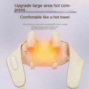 Masajeador de Músculos Trapeciales de Hombro y Cuello con Compresa Caliente y Función de Amasamiento, Instrumento de Protección Cervical con Diseño de Chal - Product Image 4