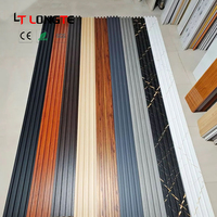 Panel de Pared Compuesto de Madera y Plástico (WPC) de PVC, Diseño OEM/ODM, para Interiores y Exteriores, Panel de Pared Acanalado, Revestimiento