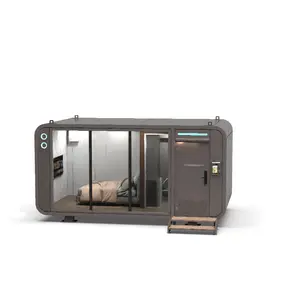 Venta caliente de alta calidad de lujo Apple Cabin Container Space Capsule House Outdoor Office Pod para vacaciones de proveedor Chino