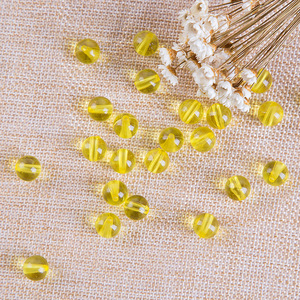 Cuentas redondas acrílicas transparentes de 6-20 mm para la fabricación de joyas, cuentas sueltas envasadas a granel - Product Image 2