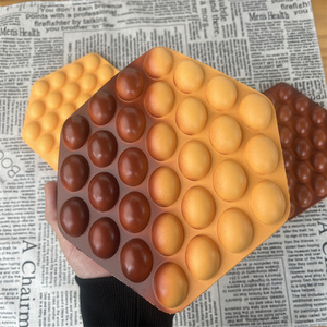 Décoration personnalisée en plastique PU rebondissant pour gaufres aux œufs de Hong Kong, desserts délicieux, modèles de présentation factices - Product Image 4