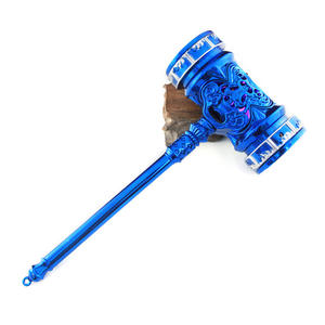 DL Anime périphérique Tang San Thunderbolt clignotant Haotian marteau grand 21CM métal coulée gravé modèle d'arme pour anniversaire - Product Image 1