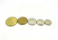 Meilleures ventes en gros – Bocaux en verre personnalisables de 58 mm, 63 mm, 70 mm, 82 mm avec couvercle à vis en fer blanc, sans BPA, de qualité alimentaire et étanches