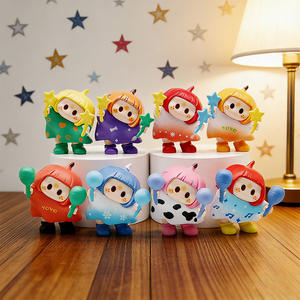 Figurine d'<span class=keywords><strong>action</strong></span> en PVC de dessin animé <span class=keywords><strong>YOYO</strong></span> Youyou Sauce, populaire sur Internet et très demandée sur Xiaohongshu, boîte mystère, poupée adorable à tête inclinée - Product Image 3