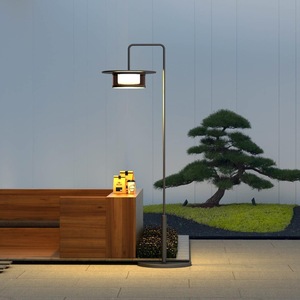 Lampes solaires modernes pour cour extérieure, IP65, étanches, lampes de sol pour aménagement paysager de jardin - Product Image 1
