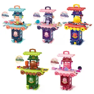 Nieuw Item Kleurrijke Combinatie Creative Serie Demontage Kleine Trein Speelgoed Met Accessoires