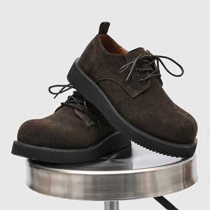 <span class=keywords><strong>Scarpe</strong></span> Derby da <span class=keywords><strong>Uomo</strong></span> con Suola Spessa e Rialzo Interno, Stile Britannico Casual con Lacci, Autunno Inverno 2026, Modello 1560 - Product Image 4
