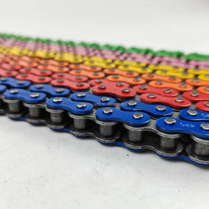 WANOUモーターサイクルチェーンセット428428 H 104L 110L 120L 130L 136Lレインボーカラーチェーン - Product Image 4