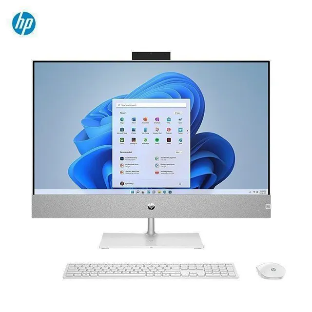 HP Pavilion 24 27 새로운 FHD IPS 인텔 코어 i3 i5 i7 11th 12th gen AMD Ryzen 올인원 AIO 데스크탑 컴퓨터 pc