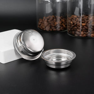 51mm <span class=keywords><strong>double</strong></span> <span class=keywords><strong>paroi</strong></span> expresso filtre bol simple ou <span class=keywords><strong>Double</strong></span> <span class=keywords><strong>tasse</strong></span> sous pression pour Machines à café <span class=keywords><strong>Delonghi</strong></span> 1 pièces café et thé outil - Product Image 1