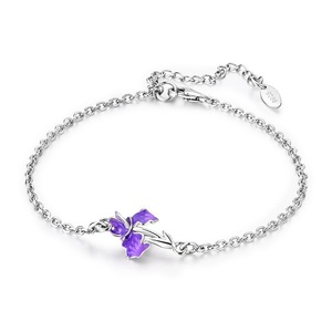 Pulsera de Plata <span class=keywords><strong>925</strong></span> con Moissanita, Diseño de Corona y Pluma Bohemia, Estilo Cristiano, Venta Caliente Transfronteriza - Product Image 5