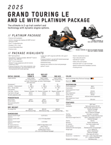 <span class=keywords><strong>BRP</strong></span> สกีดู แกรนด์ทัวริ่ง สปอร์ต ปี 2025 รถสโนว์โมบิลที่ทันสมัยที่สุดสำหรับการขับขี่บนหิมะ - Product Image 2