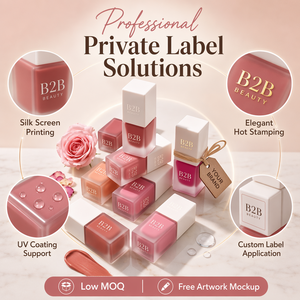 Maquillaje Personalizado MLM, Cruelty Free, Vegano, Natural, Rubor Líquido de un Solo Color, Resistente al Agua, Delicado, de Larga Duración, Muestra para el Rostro - Product Image 3