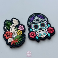 Pas de commande minimale Logo personnalisé étiquette en Silicone en relief fer sur vêtements patchs en Pvc souple chapeau couture patchs en caoutchouc 3D