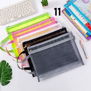 Bolsas de Cosméticos Personalizadas A3/A4/A5/A6, Estuche de Maquillaje con Cierre de Cremallera y Malla de Nailon, Impresas con Serigrafía, Portátiles para Viajes, Escuela u Oficina - Product Image 5
