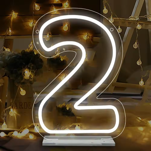 Letrero Luminoso LED de Neón Blanco Cálido, Regulable, con Clasificación IP65, para Bodas, Cumpleaños, Aniversarios, Fiestas, Regalos - Product Image 2