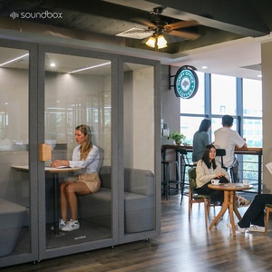 Teléfono privacidad pod salas de llamadas sonido Oficina hogar pod Sala cabina portátil insonorizadas vainas con muebles de silla de escritorio - Product Image 2