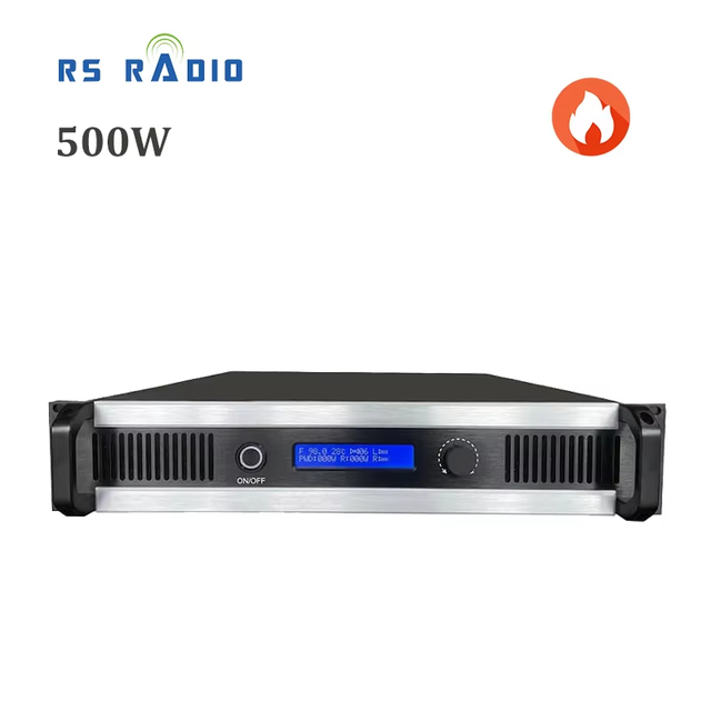 Professional 500W FM Radio Transmitter for Long Range Broadcast - Commercial FM Broadcast Station Equipment with CE/FCC