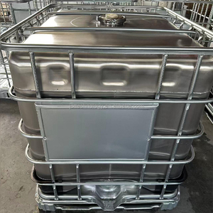 Tanque de Armazenamento de Aço Inoxidável 1000L SUS304 Fabricado na China, Compatível com FDA e UE, Revestimento Antiferrugem, Barril Reutilizável para Uso Industrial - Product Image 2