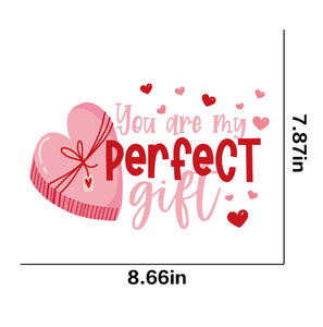 Transferts d'impression DTF personnalisés pour la Saint-Valentin, <span class=keywords><strong>film</strong></span> plastisol transparent, autocollant thermocollant pour presse à chaud, transferts thermiques pour t-shirts - Product Image 3