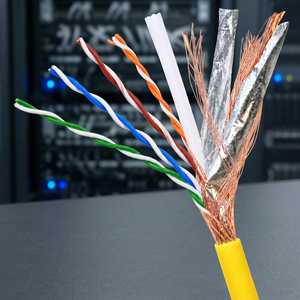 สายแลน Cat6 SFTP ระดับมืออาชีพ 23AWG ทองแดงแท้ 305 เมตร สายอีเธอร์เน็ตแบบม้วน 1000 ฟุต สายเน็ตเวิร์คแบบมีชีลด์ สำหรับสำนักงาน - Product Image 2