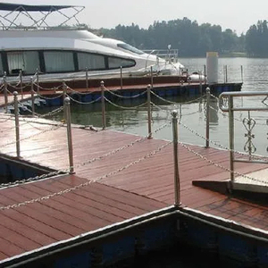 Nuovo Design Colorato di Pavimentazione WPC, Accetta Texture Personalizzate Effetto Legno, Pavimento Esterno WPC per Cortili e Pontili sul Lago - Product Image 1