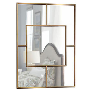 <span class=keywords><strong>Espejo</strong></span> de pared <span class=keywords><strong>Rectangular</strong></span> de Metal decorativo para Hotel, muebles para el hogar - Product Image 1
