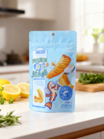 Sac Doypack en Kraft Blanc Imprimé en Héliogravure avec Fenêtre Transparente, Personnalisé pour Aliments, Refermable, pour Emballage Transfrontalier