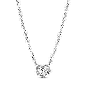 Collier en argent plaqué cuivre blanc simple et tendance avec <span class=keywords><strong>diamant</strong></span> et perle en forme de cœur, collection Panjia <span class=keywords><strong>Dora</strong></span>, sans logo, chaîne en bambou - Product Image 2