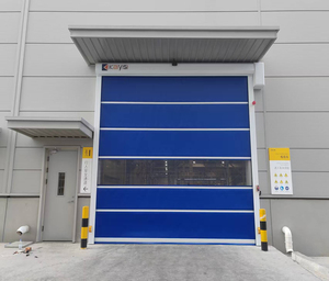 Porta Industriale Avvolgibile in PVC ad Alta Velocità con Superficie Rifinita per Officine, Uso Interno ed Esterno - Product Image 1