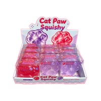 Jouet Squishy en forme de patte de chat à l'huile de coco et à la vaseline - Jouet anti-stress à récupération lente, unisexe, boîte surprise, pour tous les âges, vente en gros