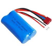 Batterie lithium-ion rechargeable personnalisée en usine, pack de 7,4 V 4500 mAh 2S1P avec cellules 18650, certifiée CE, 800 cycles